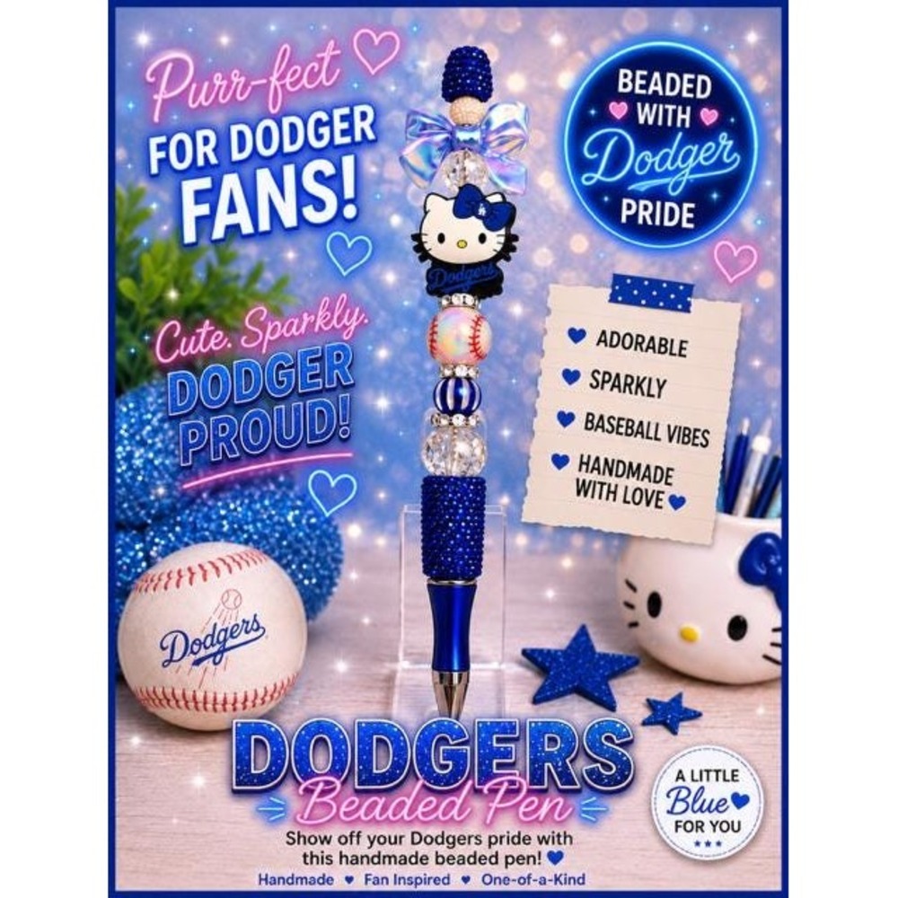 Dodger HK Beaded Pen